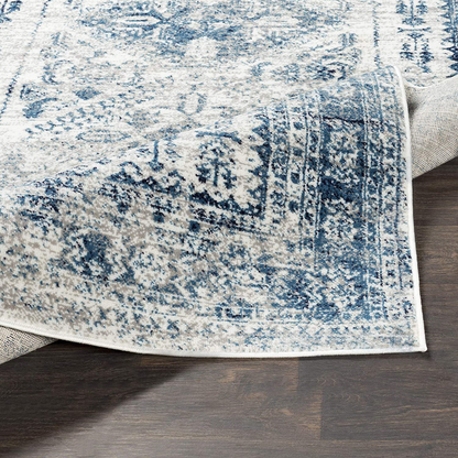 Avelena | Artistic Weavers Desta Blau/Weiß Teppich, 5'3" X 7'3"