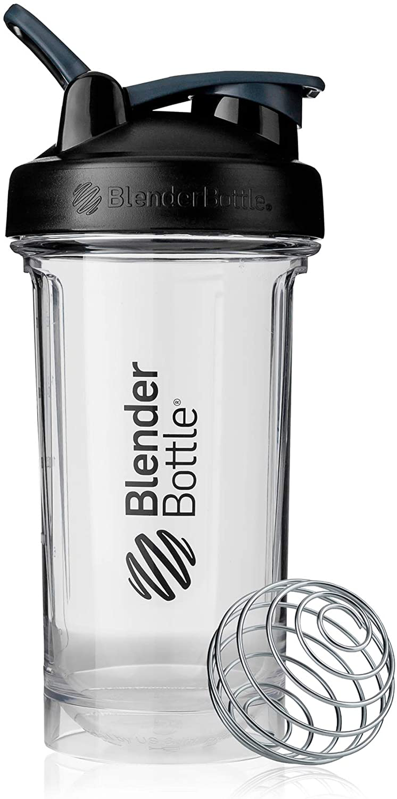 Avelena | Blenderbottle Shakerflasche Pro Series Perfekt Für Proteinshakes Und Pre-Workout, 24-Unzen, Schwarz