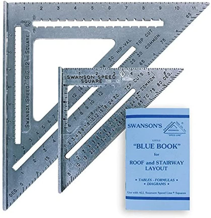Avelena | Swanson Tool Co Sw1201K Verdi Paket 7 Zoll Geschwindigkeit Quadrat Und Big 12 Geschwindigkeit Quadrat (Ohne Layoutstab) Wird Mit Blue Book Versendet