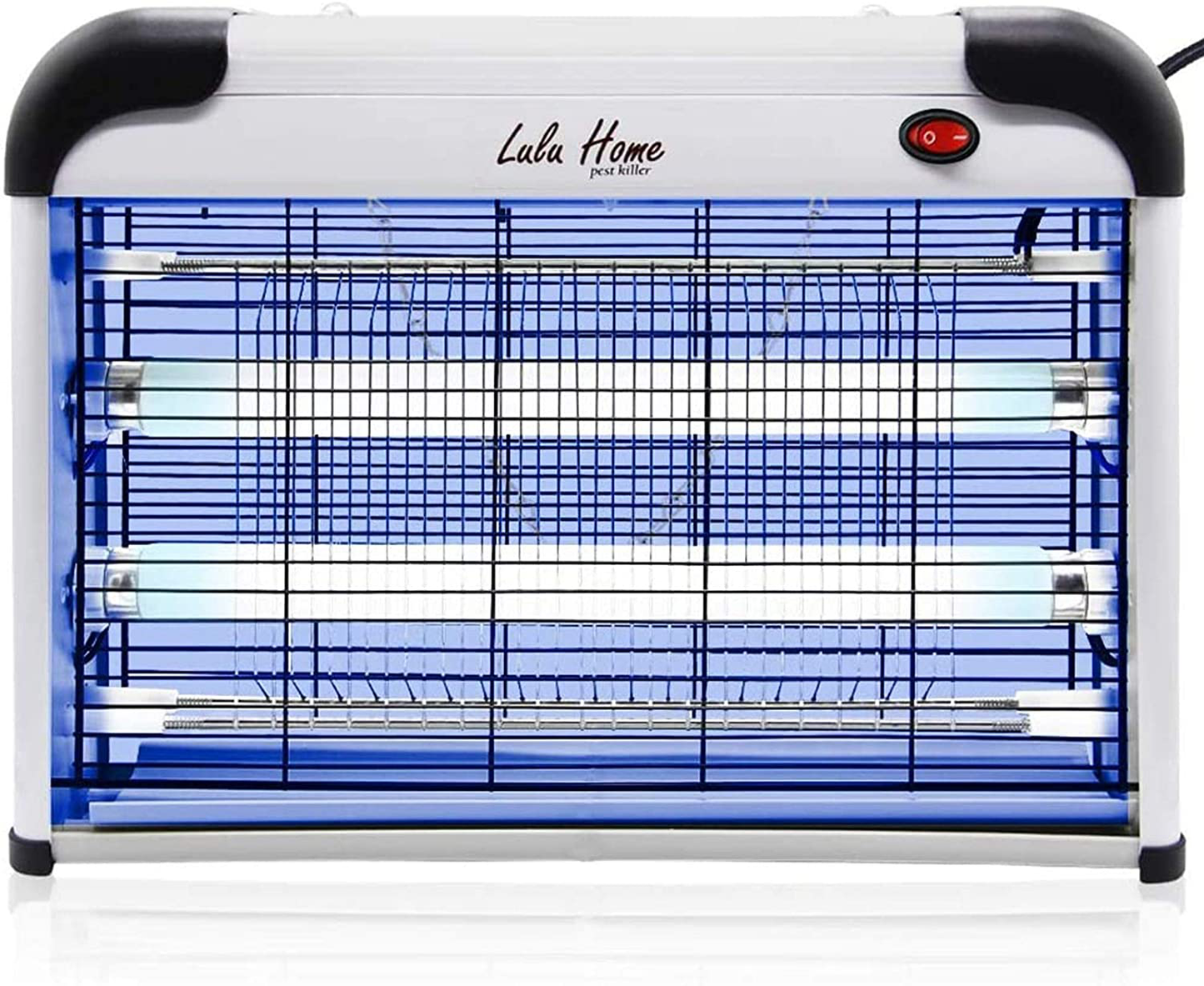 Avelena | Lulu Home Elektrische Insektenvernichter, Aluminium Inneninsektenvernichter Für Mücken, Insekten, Fliegen Mit Kraftvollem 2800V Gitter 20W Glühbirnen