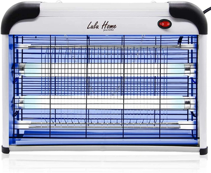 Avelena | Lulu Home Elektrische Insektenvernichter, Aluminium Inneninsektenvernichter Für Mücken, Insekten, Fliegen Mit Kraftvollem 2800V Gitter 20W Glühbirnen