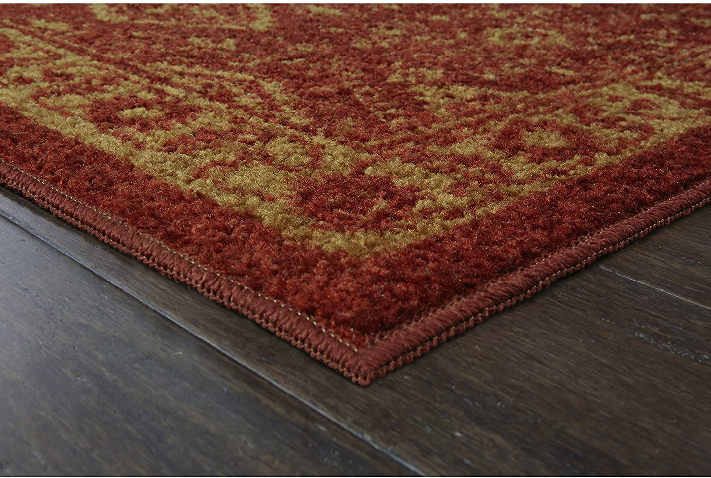 Avelena | Maples Rugs Georgina Traditioneller Teppich Für Wohnzimmer & Schlafzimmer [Hergestellt In Den Usa], 3'4 X 5, Weinbeere/Spa