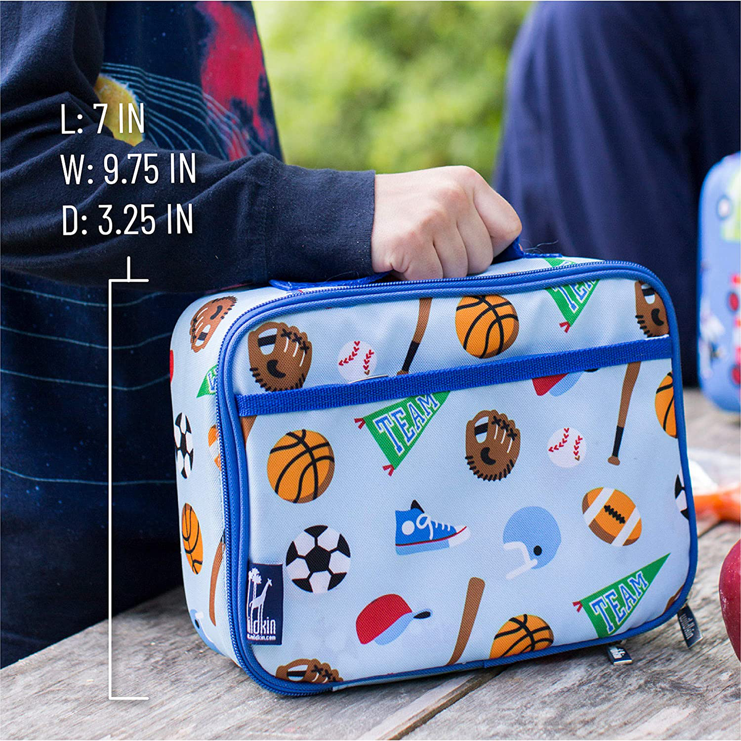 Avelena | Wildkin Kinder Isolierte Lunchbox Für Jungen Und Mädchen, Perfekte Größe Für Das Verpacken Von Warmen Oder Kalten Snacks Für Schule Und Reise, Mamas Wahlpreisgewinner, Bpa-Frei, Olive Kids (Dinosaurierland)