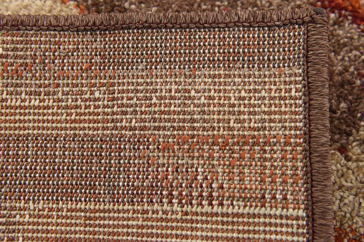 Avelena | Einzigartiger Loom Herbstkollektion Casual Warme Töne Abstrakt Gradient Teppich (2' 0 X 6' 0 Läufer, Blau/ Elfenbein)