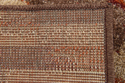 Avelena | Einzigartiger Loom Herbstkollektion Casual Warme Töne Abstrakt Gradient Teppich (2' 0 X 6' 0 Läufer, Blau/ Elfenbein)