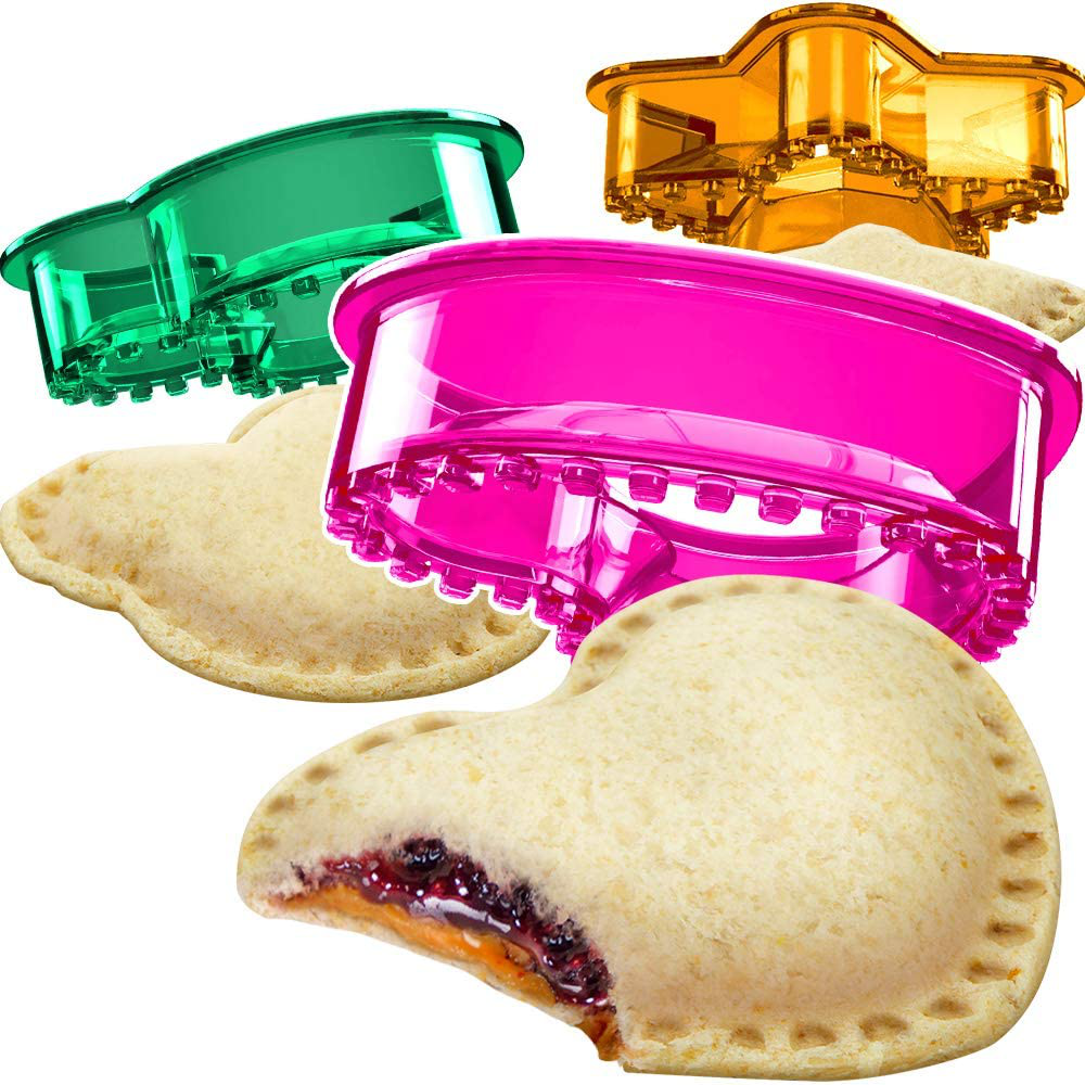Avelena | Sandwichschneider und -versiegeler - Decruster Sandwich-Maker - Großartig für die Brotdose und Bento-Box - Jungen und Mädchen Kinderessen - Sandwichschneider für Kinder (Herz, Stern, Maus)