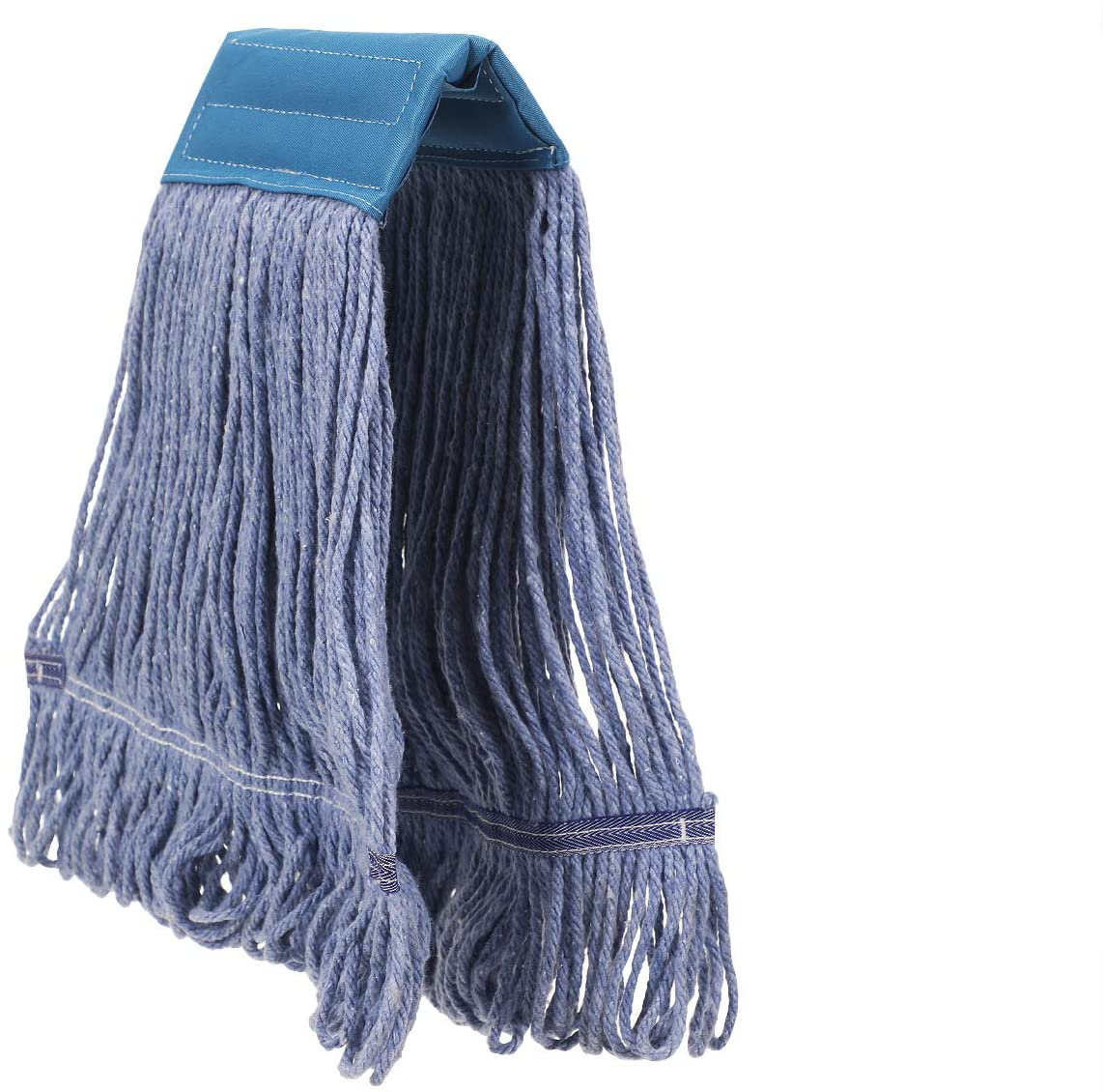 Avelena | Yocada Looped-End String Wischmop Schwerlast Baumwollmop Gewerbliche Industrielle Qualität Eisenstangenklemme Bodenreinigung 52 Zoll lang