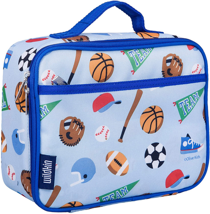 Avelena | Wildkin Kinder Isolierte Lunchbox Für Jungen Und Mädchen, Perfekte Größe Für Das Verpacken Von Warmen Oder Kalten Snacks Für Schule Und Reise, Mamas Wahlpreisgewinner, Bpa-Frei, Olive Kids (Dinosaurierland)