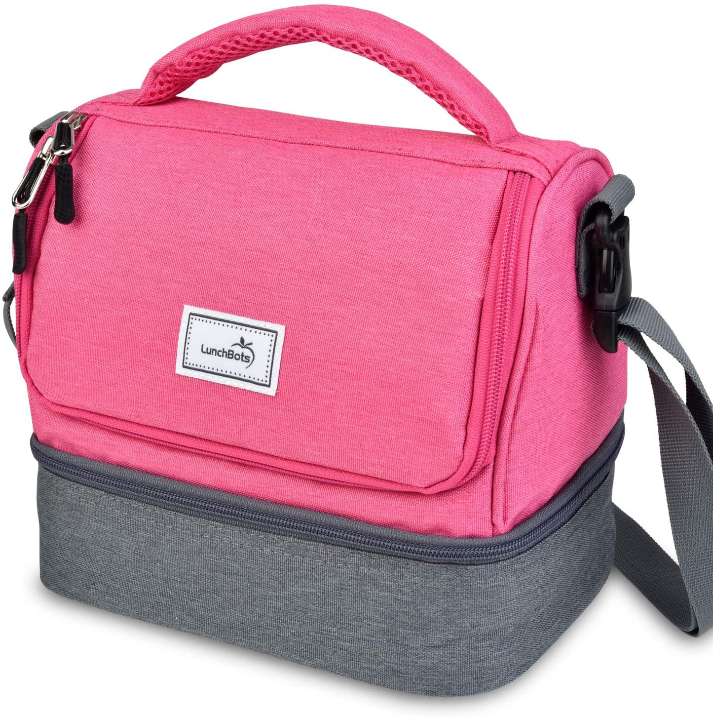 Avelena | Lunchbots Duplex Isolierte Lunchbag - Doppelte Fächerdizenz Passt Zu Lunchbots Uno, Duo, Trio, Quad, Rounds, Bento Cinco Perfekt - Geräumige Thermo-Lunchbag Für Kinder Und Erwachsene - Königsblau