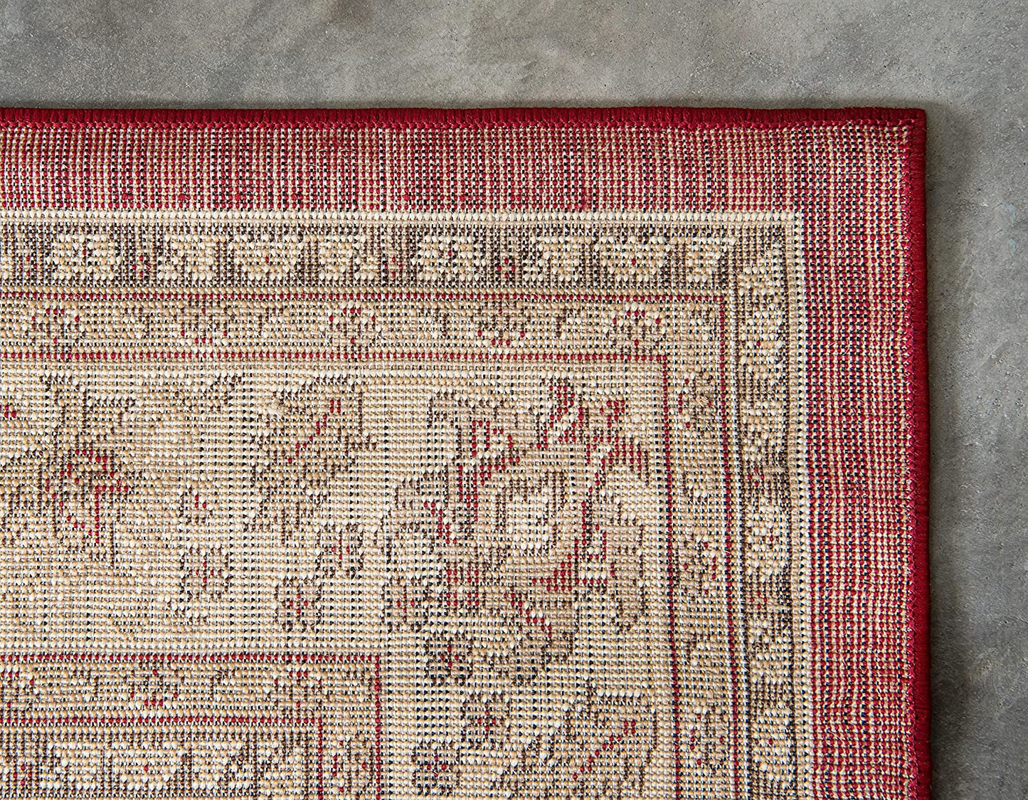 Avelena | Einzigartiger Webstuhl Kashan Traditioneller Blumen Teppich, 2 Fuß 7 Zoll X 10 Fuß, Oliv/Ivory