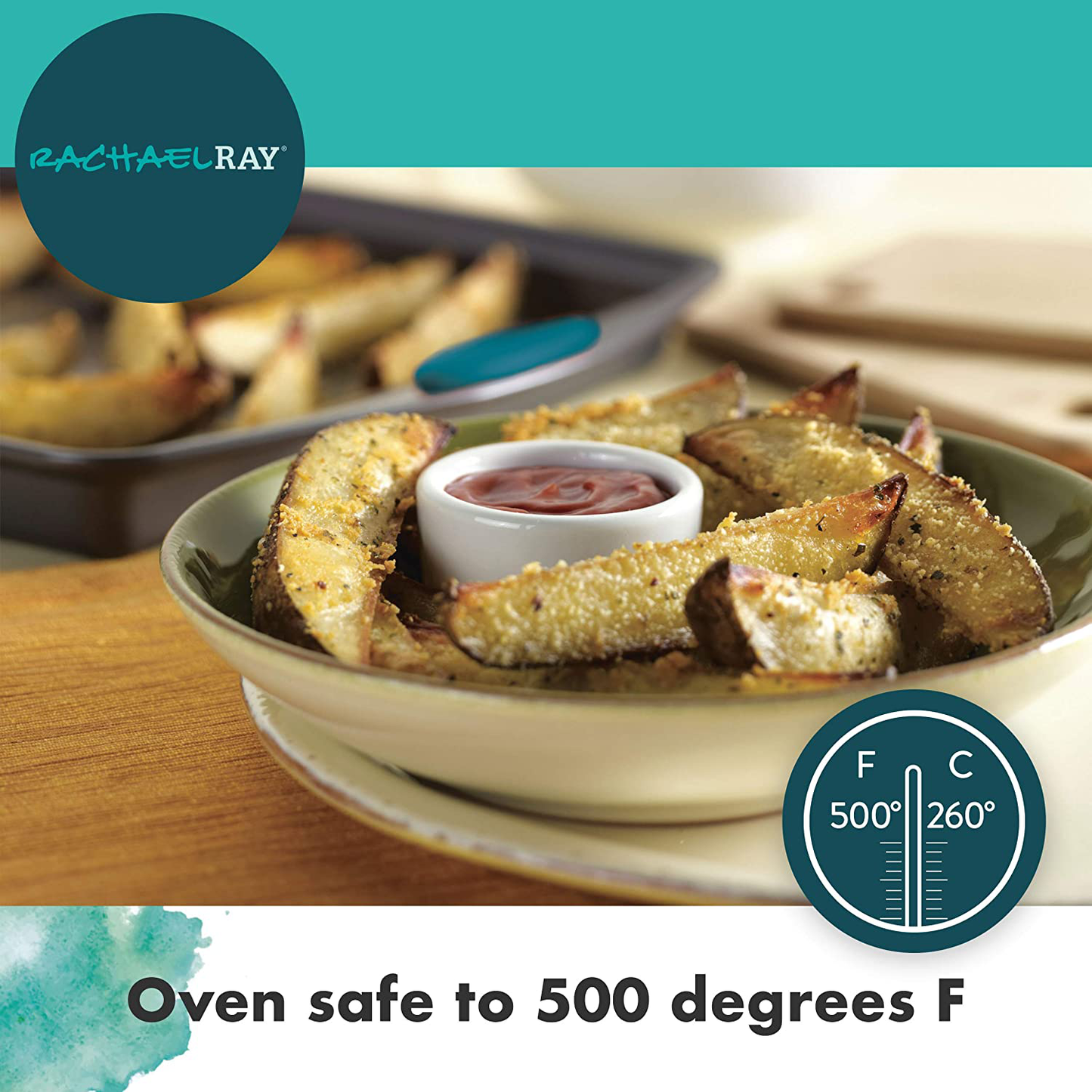 Avelena | Rachael Ray Bakeware Antihaft Kuchenform Set, 3-Teilig