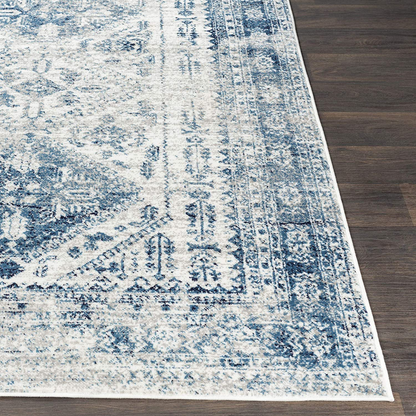 Avelena | Artistic Weavers Desta Blau/Weiß Bereich Teppich, 3'11" X 5'7"