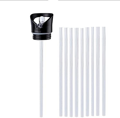 Avelena | Bogi 20Oz Doppeltwandige Vakuum-Isolierte Edelstahl-Wasserflasche - Kratzfest & Umweltfreundlich Für Outdoor-Sport Yoga Camping + Strahl Flip Deckel, 2 Strohhalme & Reinigungsbürste