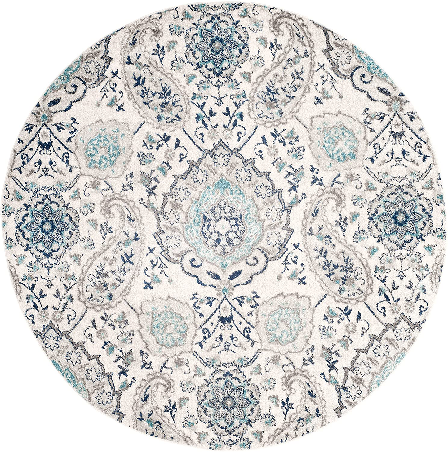 Avelena | Safavieh Madison Collection MAD600A Boho Chic Glam Paisley Non-Shedding Fleckenresistent Wohnzimmer Schlafzimmer Teppich, 3' x 5', Fuchsia / Gold
