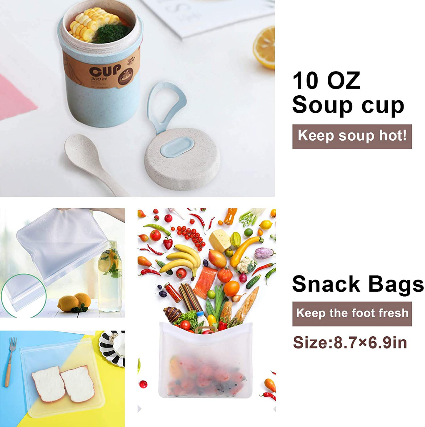 Avelena | Koccido Bento Box Lunchbox Kit, Japanische Lunchbox 3-In-1 Raum, Stapelbare Lunchbox Auslaufsichere Lunchbehälter, Bento Lunchbox Für Kinder Und Erwachsene