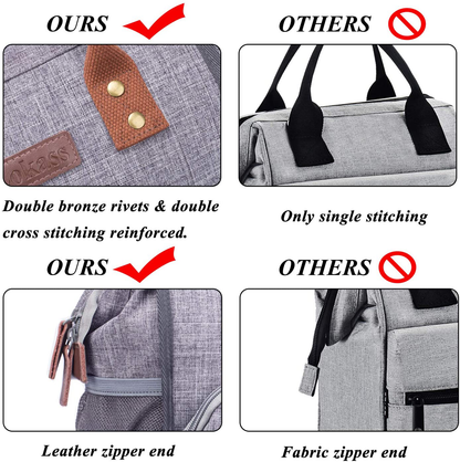 Avelena | Lokass Isolierte Lunchbox Lunch Tasche Groß Trinkbehälter Haltbares Nylon Snacks Organizer Mit Abnehmbaren Schultergurt Für Frauen Männer Erwachsene Arbeit Outdoor, Faultier