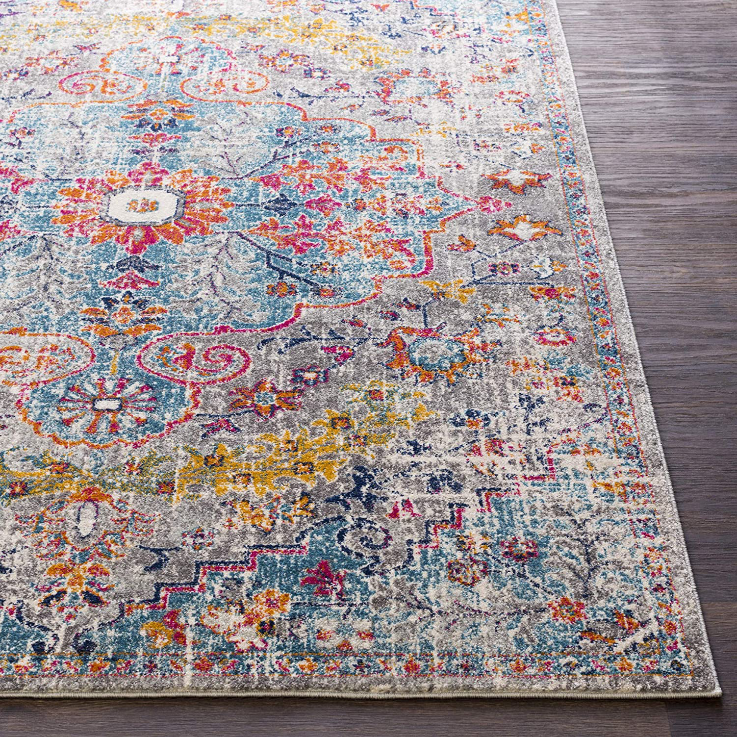 Avelena | Artistic Weavers Odelia Teppich, 3'11" x 5'7", Lila/Orange