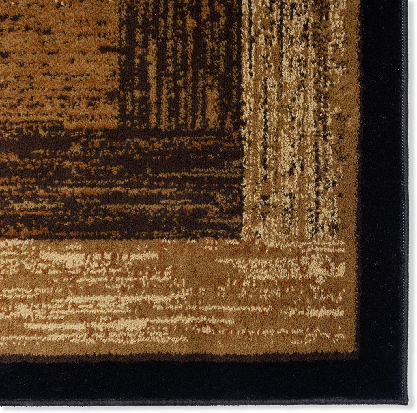 Avelena | Home Dynamix Royalty Vega Moderne Moderne Bereich Teppich, Schwarz/Beige, 43"X62" Rechteck