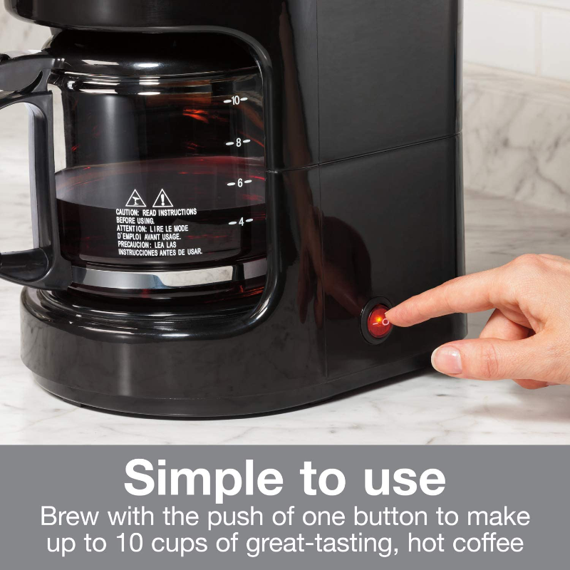 Avelena | Proctor Silex 10-Tassen-Kaffeemaschine, Funktioniert Mit Smarten Steckdosen, Die Mit Alexa Kompatibel Sind