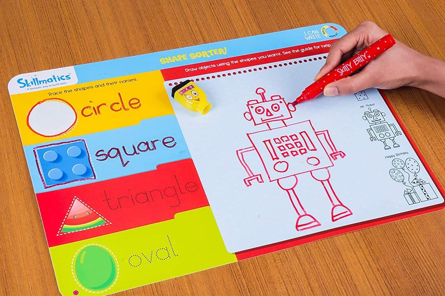 Avelena | Skillmatics Bildungsspiel: Suchen Und Finden | Weihnachtsgeschenke Und Vorschulerziehung Für Kinder Im Alter Von 3 Bis 6 | Wiederverwendbare Aktivitätsmatten Mit 2 Abwischbaren Markern