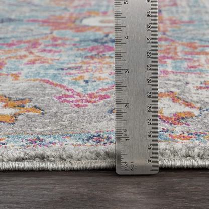Avelena | Artistic Weavers Odelia Teppich, 3'11" x 5'7", Lila/Orange