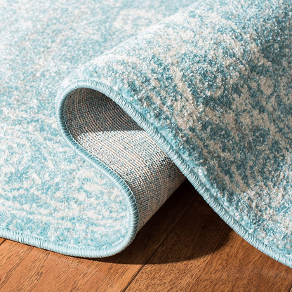 Avelena | Safavieh Evoke Kollektion Evk270D Shabby Chic Abgenutzt Nicht-Shedding Fleckenresistenter Wohn- Und Schlafzimmer Akzentteppich, 2'2" X 4', Helles Blau / Elfenbein