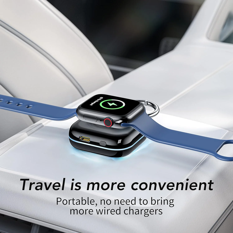 Avelena | 1200Mah Tragbares Ladegerät Für Apple Watch Drahtloses Magnetisches Power Bank Schlüsselanhänger