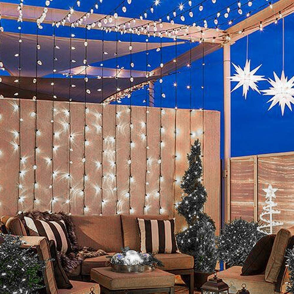 Avelena | Brizled Rote Weihnachtslichter, 16 Fuß 25 Led Facettierte C9 Weihnachtslichter, Verbindbare 120V Ul Zertifizierte Weihnachtsbaumlichter