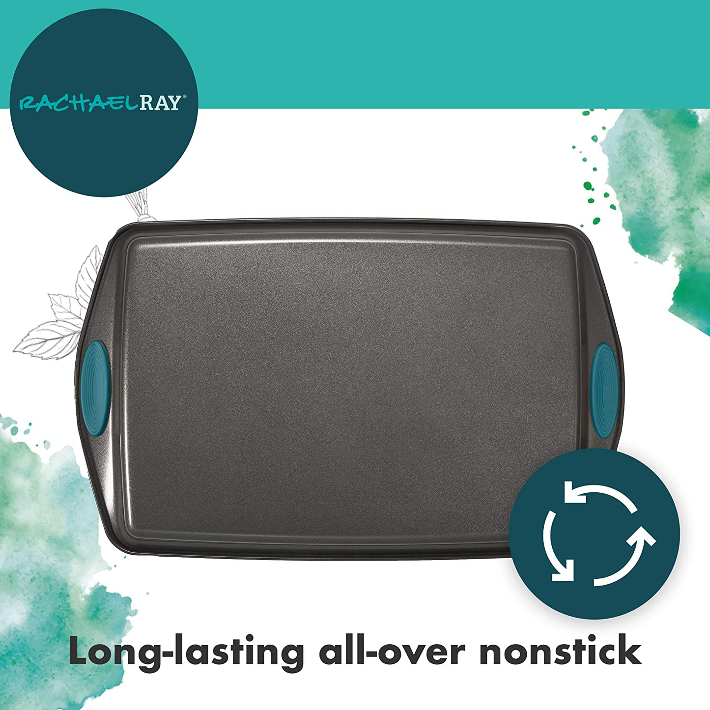 Avelena | Rachael Ray Bakeware Antihaft Kuchenform Set, 3-Teilig