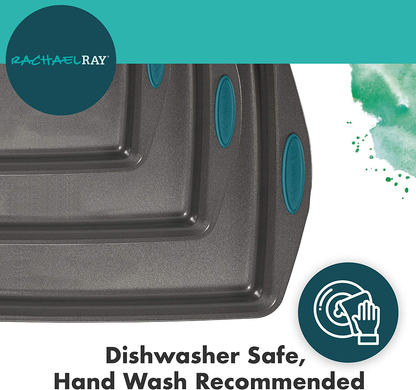 Avelena | Rachael Ray Bakeware Antihaft Kuchenform Set, 3-Teilig