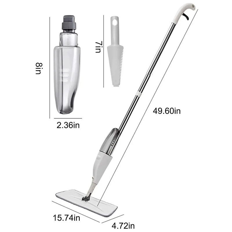 Avelena | Wet Dry Mikrofaser Spray Mop Für Die Bodenreinigung Mit 2 Waschbaren Pads