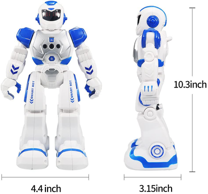 Avelena | Fernbedienung Robot Für Kinder, Sikaye Intelligenter Programmierbarer Roboter Mit Infrarot-Controller Spielzeuge, Tanzen, Singen, Mondzyklus Und Led Augen, Gestensensor Roboterset Für Kinderunterhaltung (Rot)