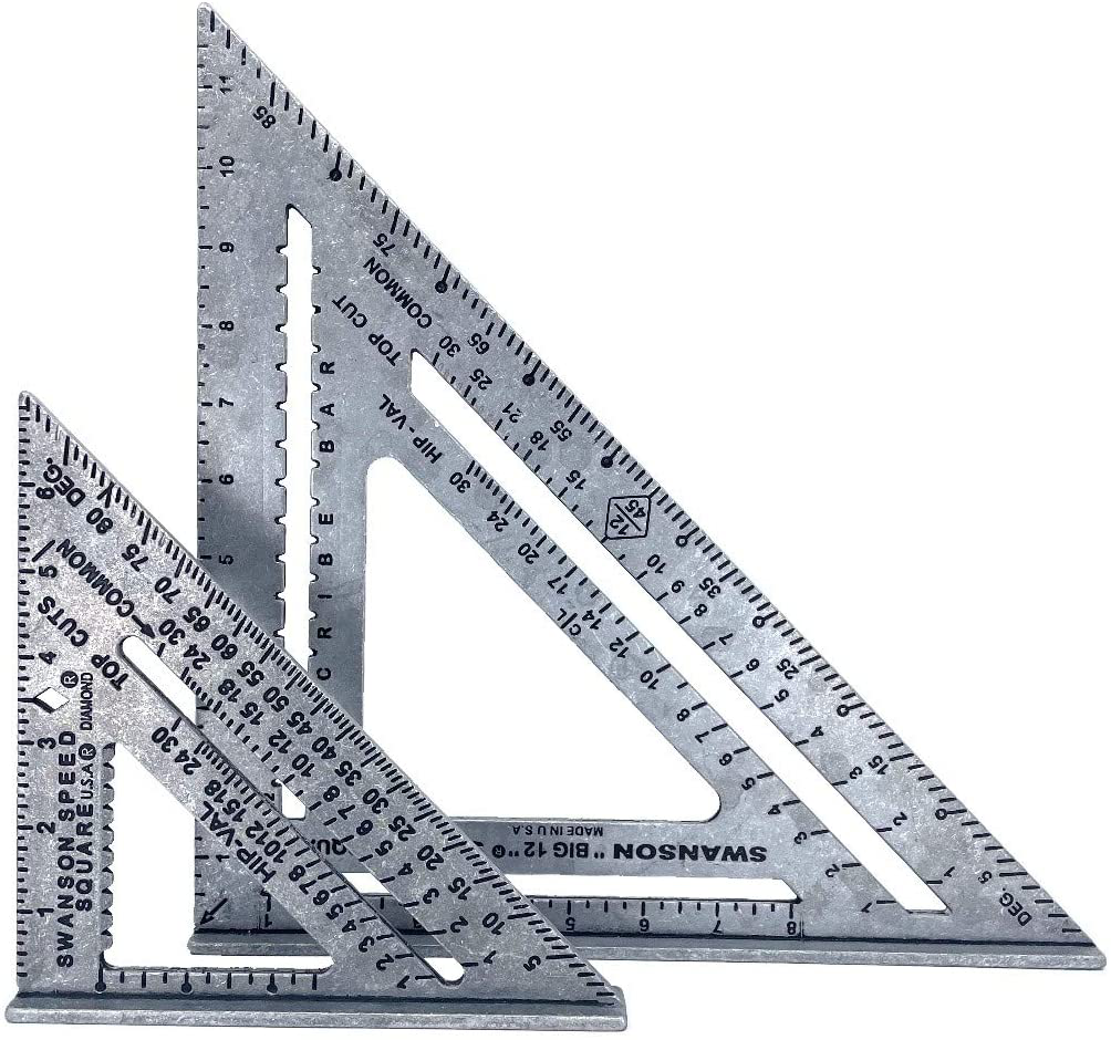 Avelena | Swanson Tool Co Sw1201K Verdi Paket 7 Zoll Geschwindigkeit Quadrat Und Big 12 Geschwindigkeit Quadrat (Ohne Layoutstab) Wird Mit Blue Book Versendet