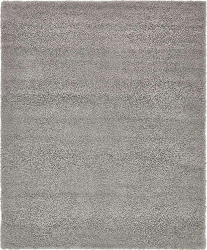 Avelena | Unique Loom Solo Solid Shag Kollektion Bereich Modern Plush Teppich Üppig & Weich, 3' 3" x 3' 3", Periwinkle Blau