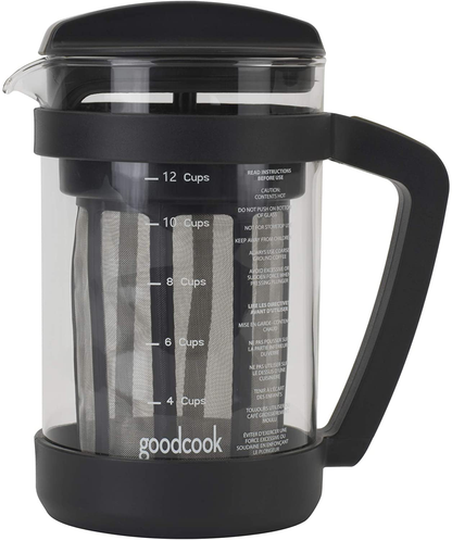 Avelena | Goodcook Koffe 1.5L Glas Cold Brew Coffee Maker Mit Bpa-Freiem Kunststoffrahmen