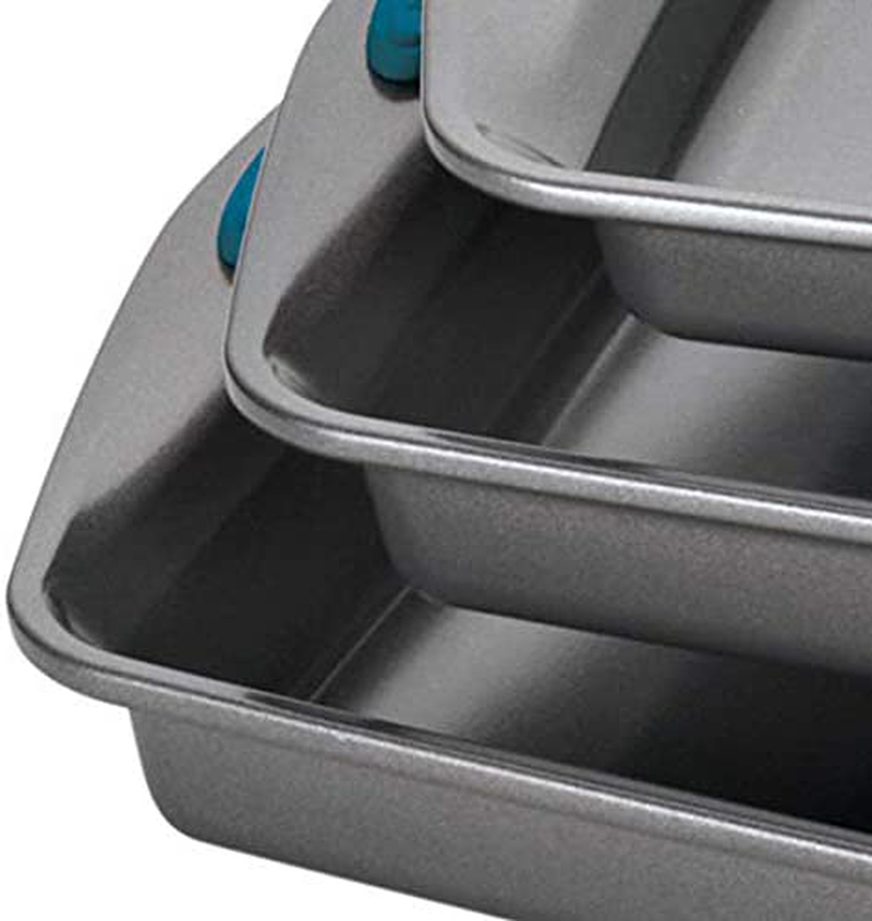 Avelena | Rachael Ray Bakeware Antihaft Kuchenform Set, 3-Teilig