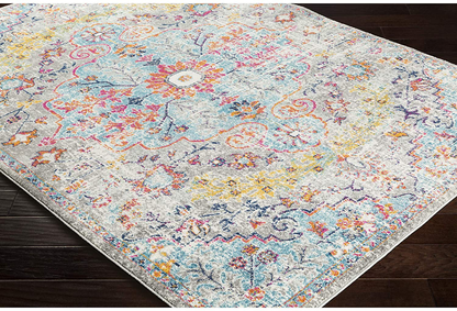 Avelena | Artistic Weavers Odelia Teppich, 3'11" x 5'7", Lila/Orange