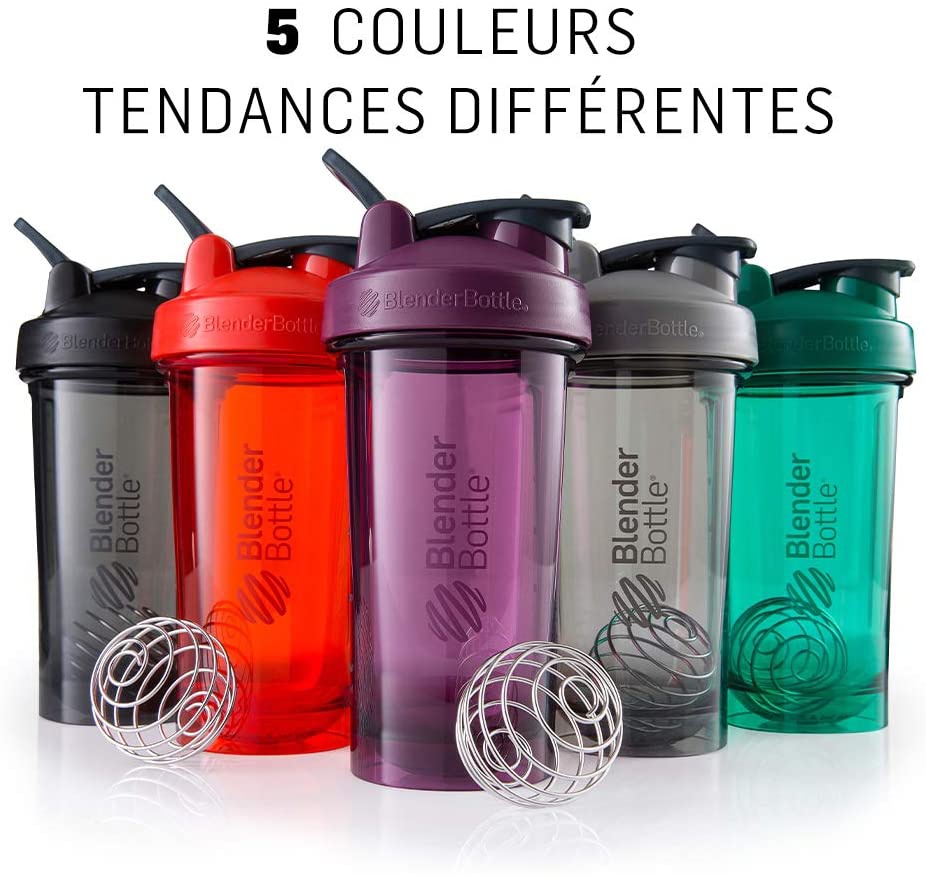Avelena | Blenderbottle Shakerflasche Pro Series Perfekt Für Proteinshakes Und Pre-Workout, 24-Unzen, Schwarz