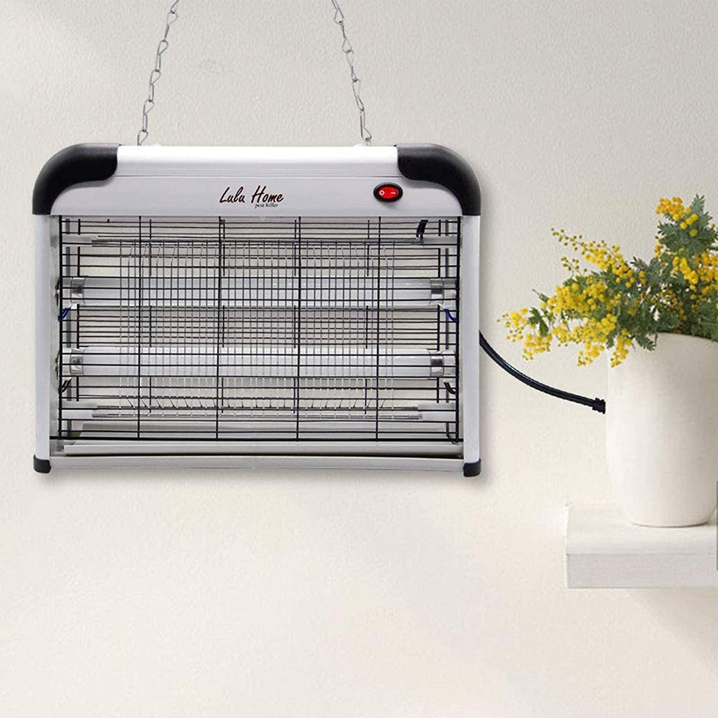 Avelena | Lulu Home Elektrische Insektenvernichter, Aluminium Inneninsektenvernichter Für Mücken, Insekten, Fliegen Mit Kraftvollem 2800V Gitter 20W Glühbirnen