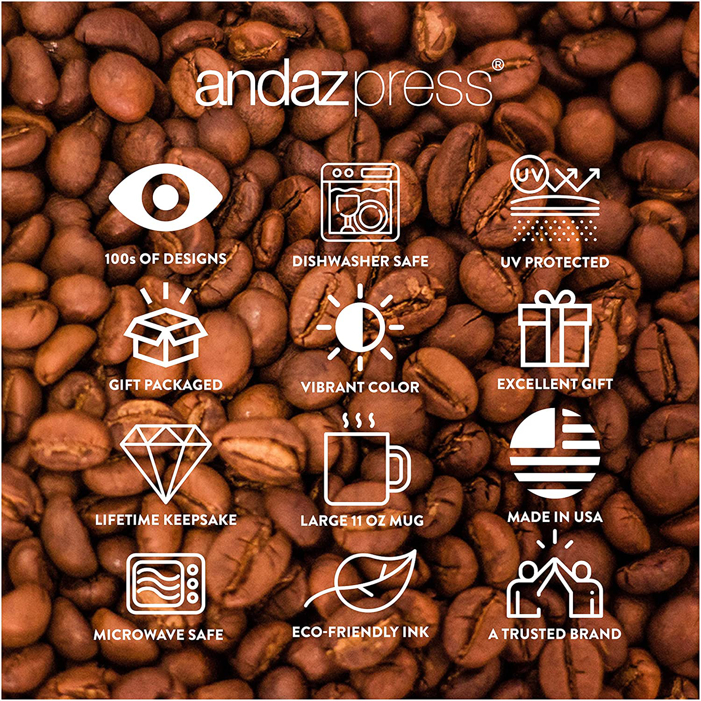 Avelena | Andaz Press Lustige 50. Hochzeitsjubiläum 11oz. Paar Kaffeetasse Gag Geschenk, Für vor 50 Jahren habe ich Ja gesagt, Ich habe Ja gesagt zu dem, was mir aufgetragen wurde, 2er-Pack mit Geschenkbox für Ehemann Ehefrau Eltern