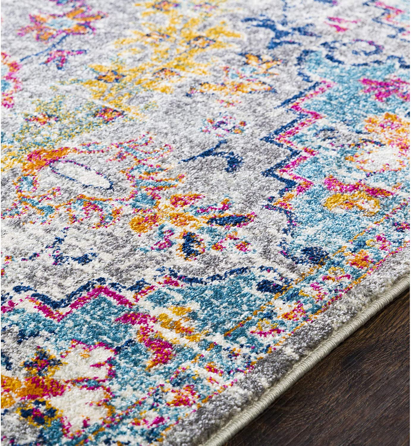 Avelena | Artistic Weavers Odelia Teppich, 3'11" x 5'7", Lila/Orange