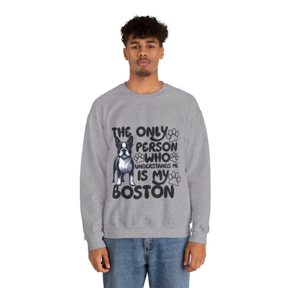 Avelena | Elvis Unisex Sweatshirt Für Boston Terrier Liebhaber