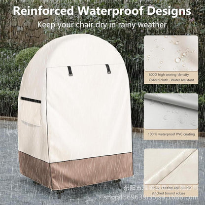 Avelena | Wasserdichter Eierstuhlbezug mit Doppelreißverschluss – Solara