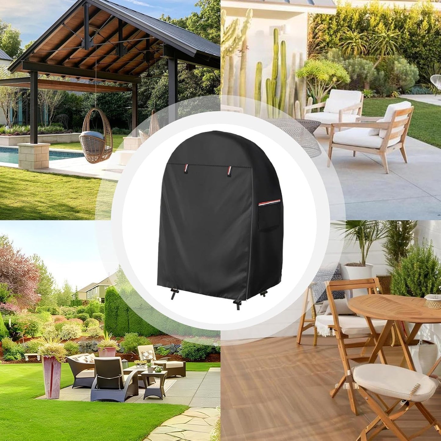 Avelena | Wasserdichter Eierstuhlbezug mit Doppelreißverschluss – Solara