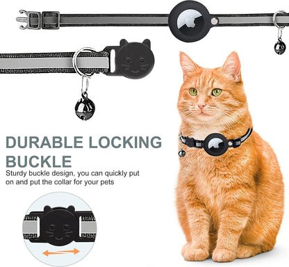 Avelena | Katzen GPS Tracker Halsband | Schnellverschluss, reflektierendes Design & strapazierfähig für Outdoor-Sicherheitsabenteuer