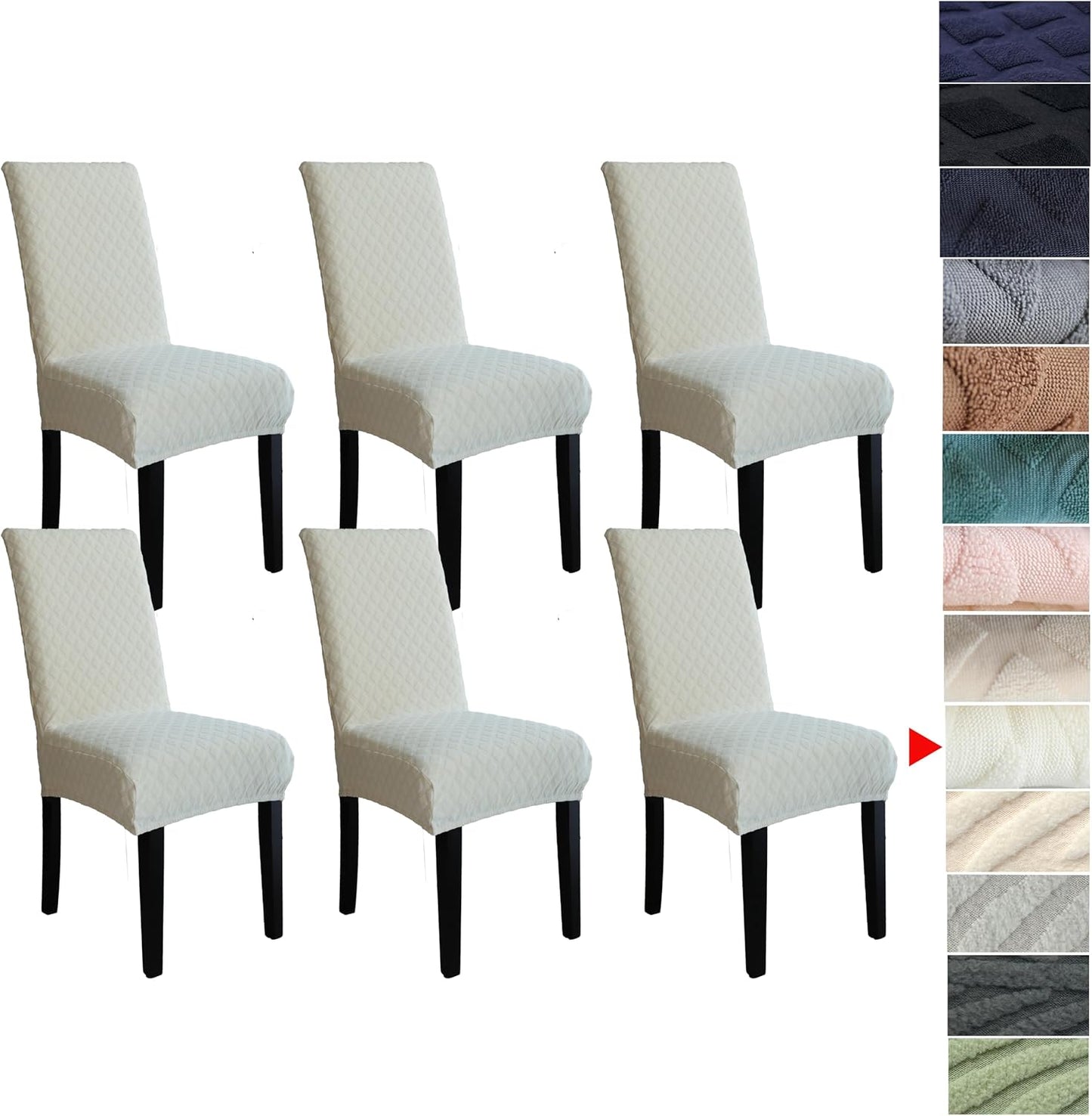 Avelena | Stretch Esszimmerstuhlbezüge Set – ChairGuard