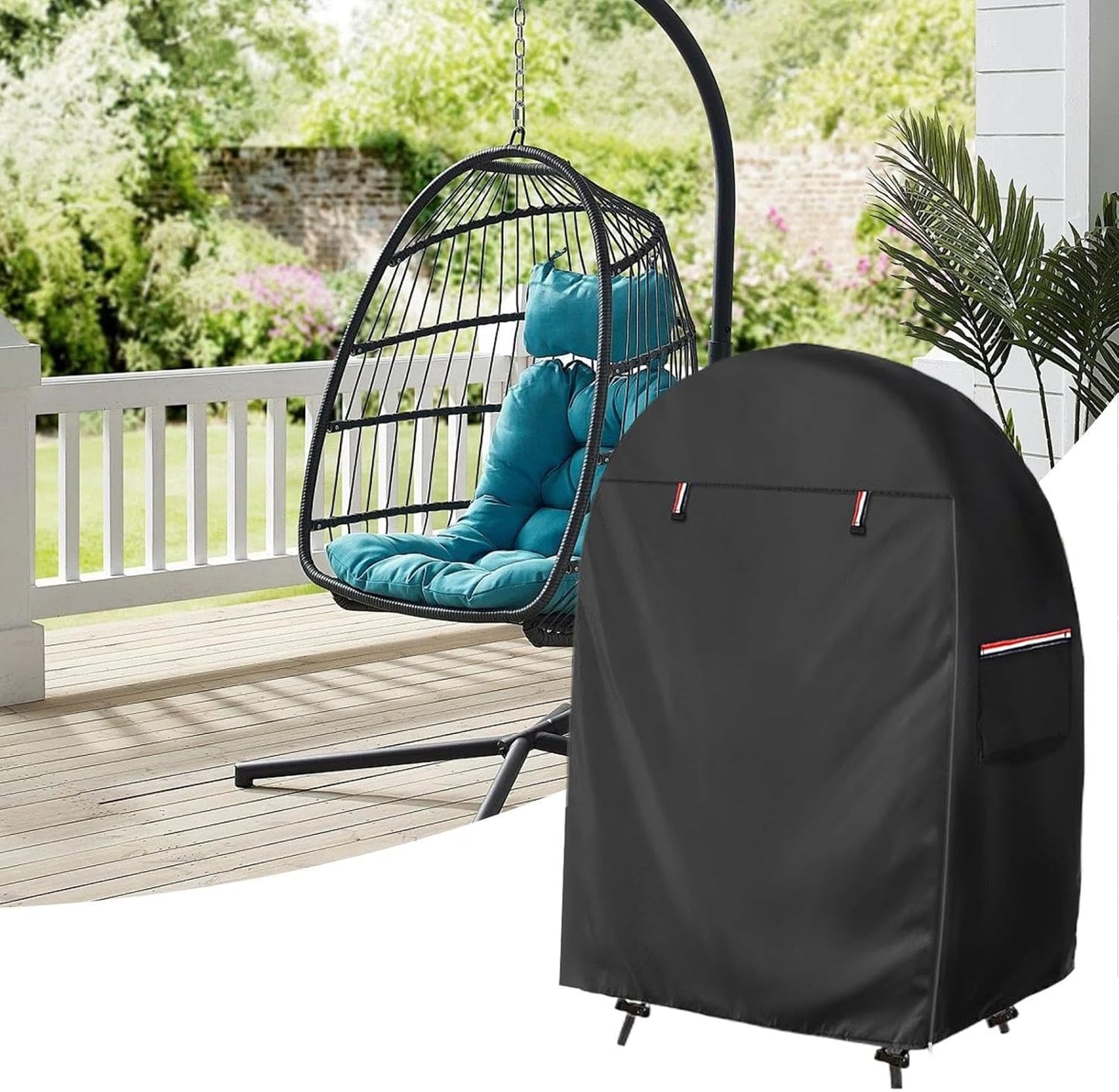 Avelena | Wasserdichter Eierstuhlbezug mit Doppelreißverschluss – Solara