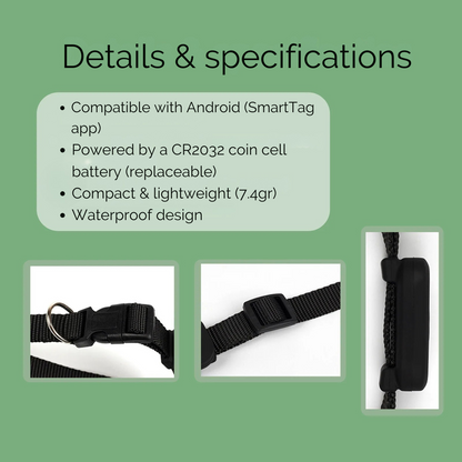 Avelena | AnimalTracker Mini – Smart Hund und Katze Bluetooth Halsband Tracker