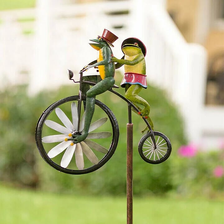 Avelena | [ 49% Rabatt] Vintage Fahrrad Metall Windspiel