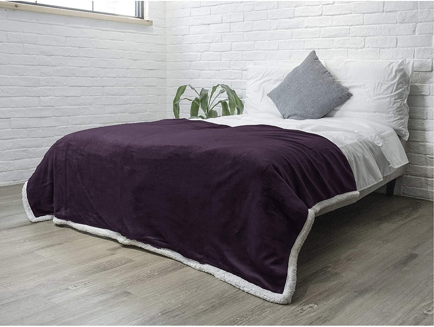 Avelena | Twin Plush Sherpa-Decke